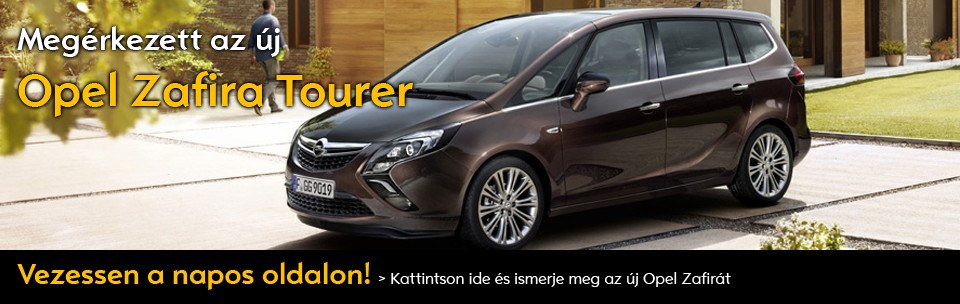 Megérkezett az Új Opel Zafira